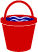 bucket of water icon